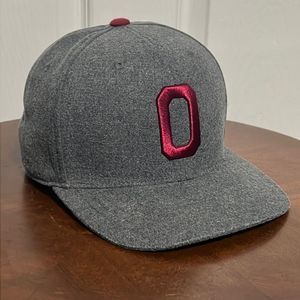 🔥OU Oklahoma SOONERS Heather Gray Fitted Hat - Mens Sz 6 7/8 - Top Of The World